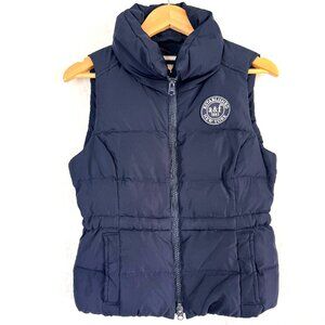 ABERCROMBIE & FITCH Kids Full Zip Down Feather Classic Outdoor Puffy Vest S